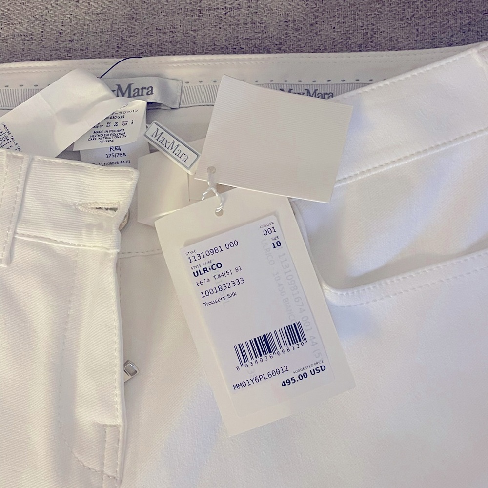 Pristine Max Mara Straight Leg Pants - Picture 4 of 10